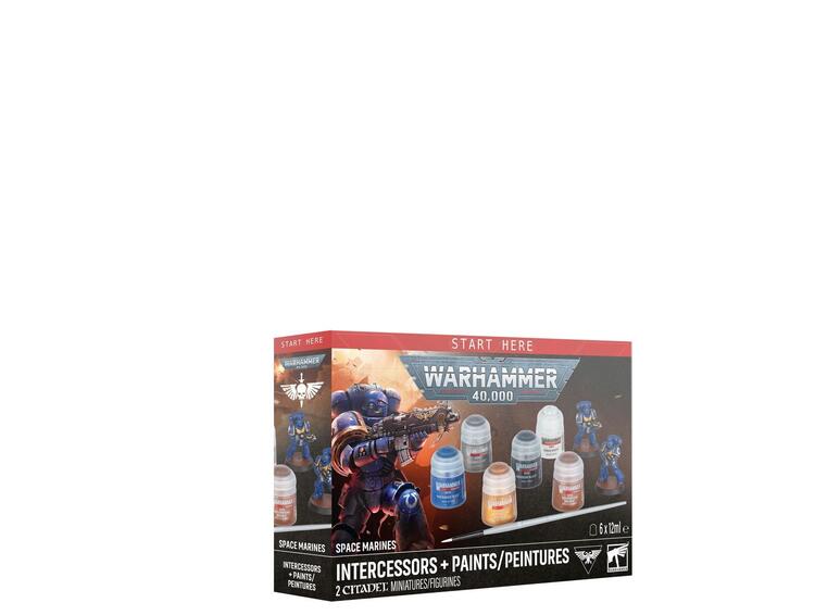 WH 40K Space Marines Intercessors + Peinture