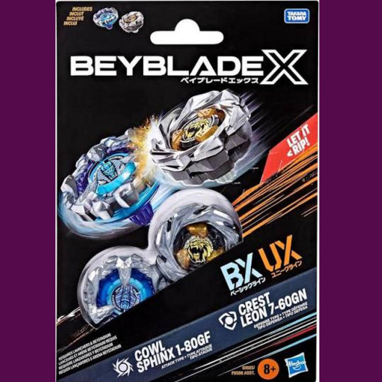 Beyblade X Cowl Sphinx 1-80GF/Crest Leon 7-60GN