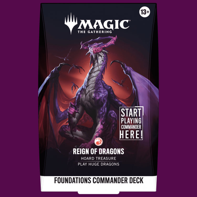 MTG Commander Foundations Reigh Of Dragons