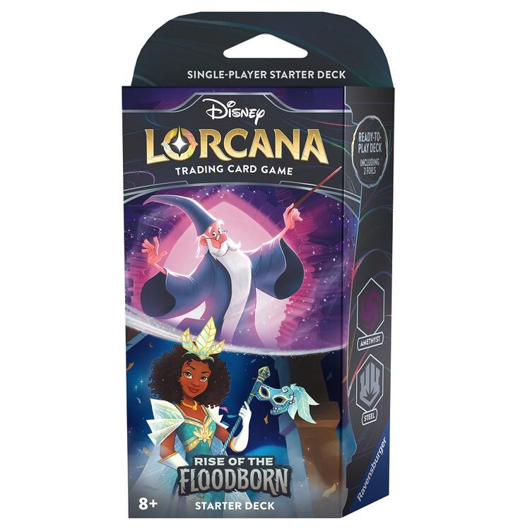 Disney Lorcana Rise of the Floodborn starter deck Amethyst/Steel