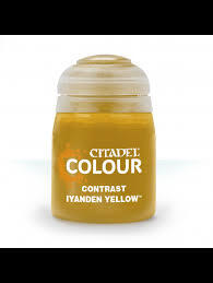 Peinture Citadel contrast jaune Iyanden 18ml