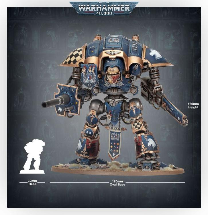 WH 40K Imperial knights: Chevalier questoris 54-15