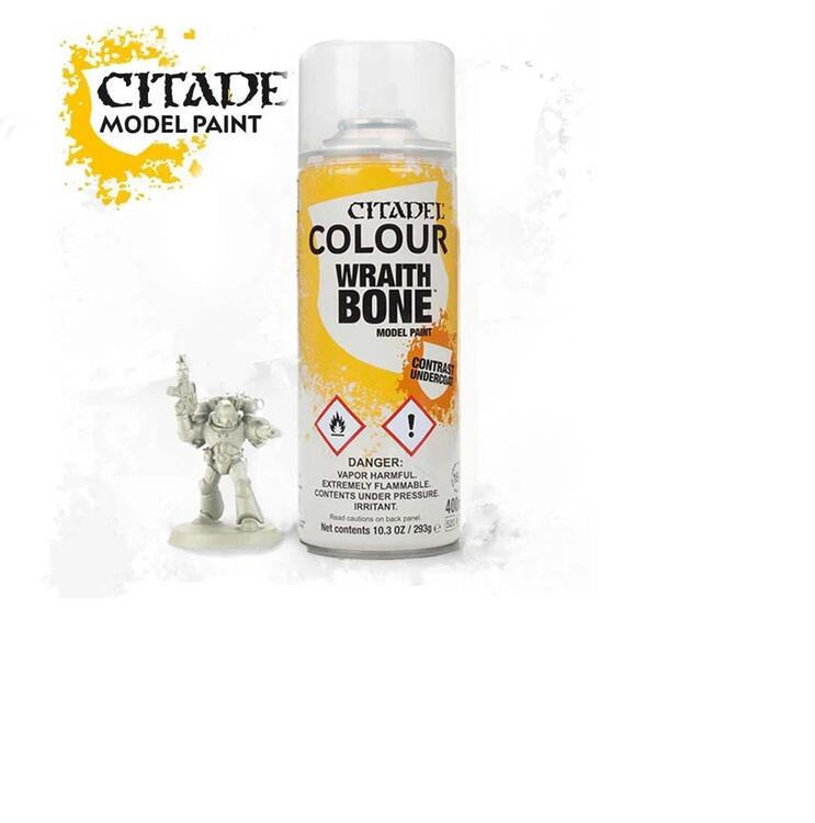 Peinture aerosol citadel Wraithbone 400ml