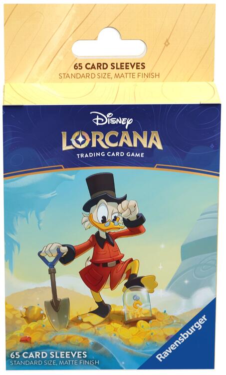 Disney lorcana sleeves scrooge mcduck