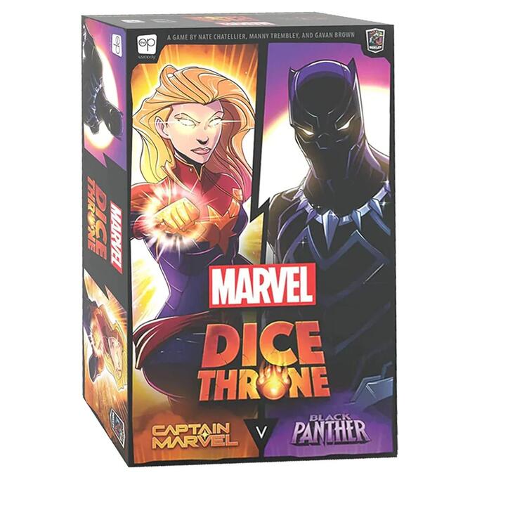 Dice Throne Marvel Captain Marvel VS Black Panther