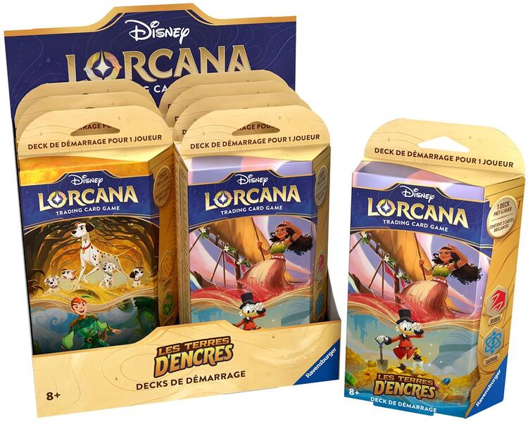 Disney Lorcana Into the Inklands Starter Deck Amber/Emerald