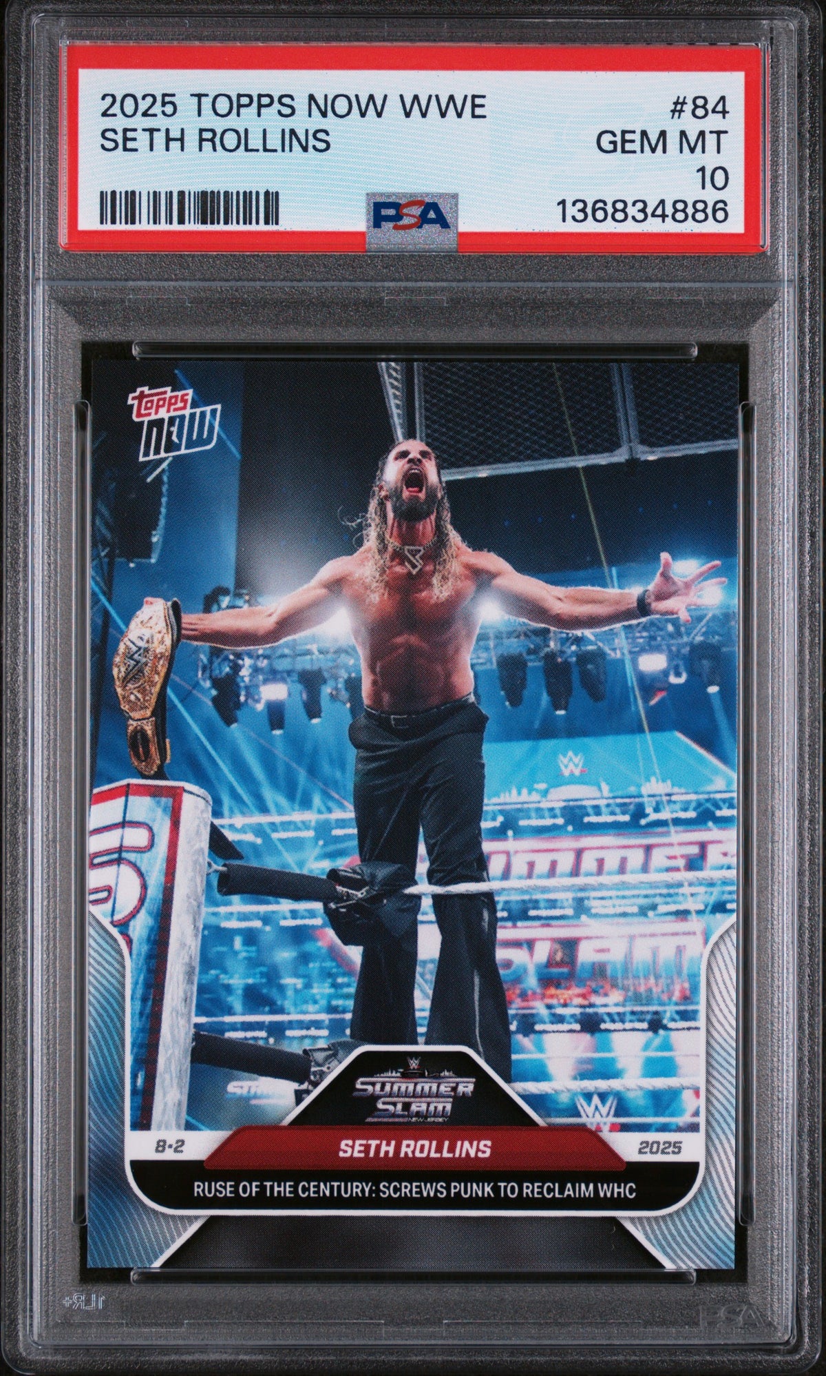 2025 TOPPS NOW WWE #84 SETH ROLLINS