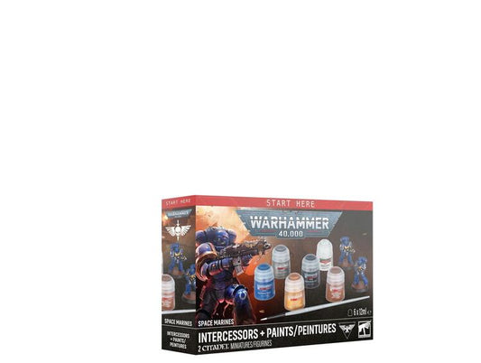 WH 40K Space Marines Intercessors + Peinture