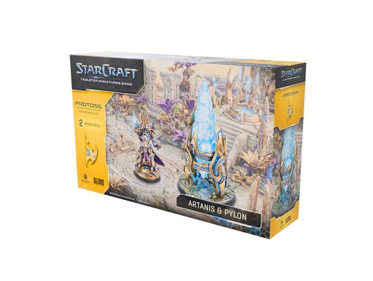 StarCraft Tabletop Miniatures Game Protoss Artanis & Pylon
