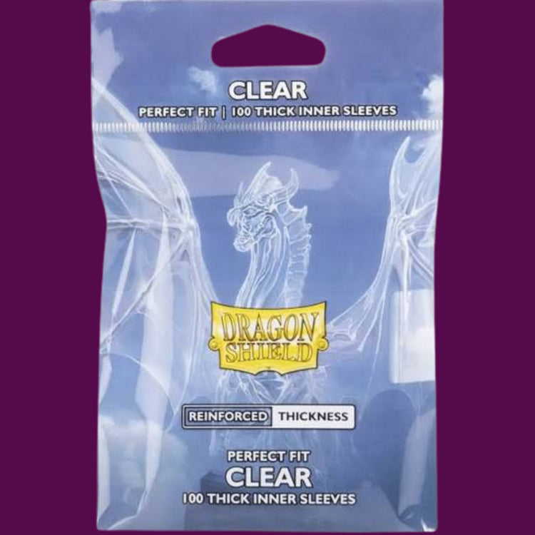 Dragon Shield Perfect Fit Clear Thick inner Sleeves