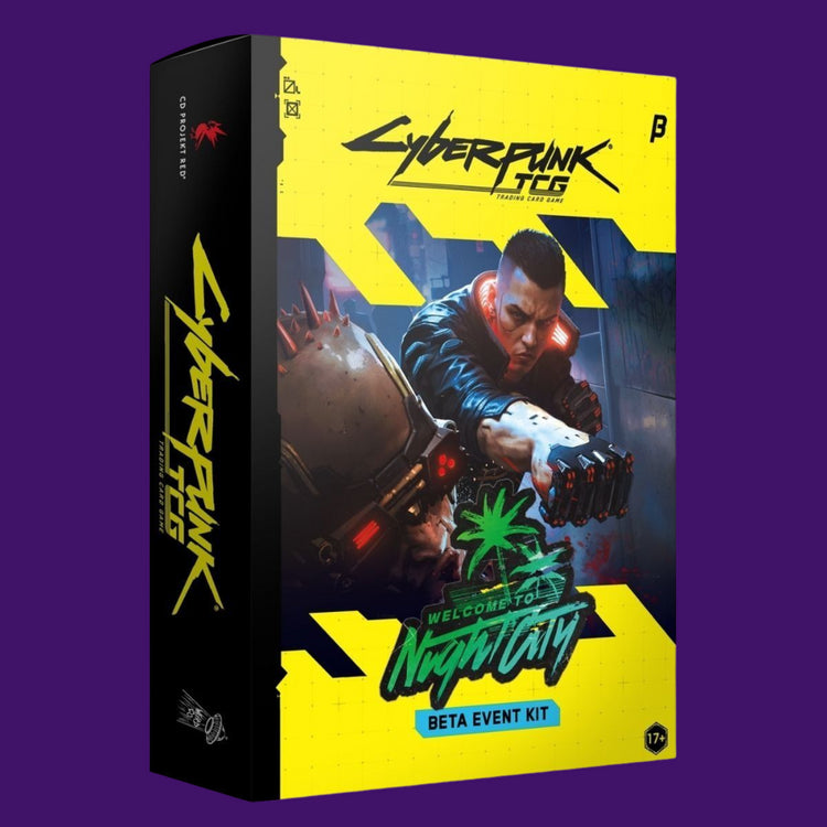 Cyberpunk TCG Welcom To Night City Beta Event Kit