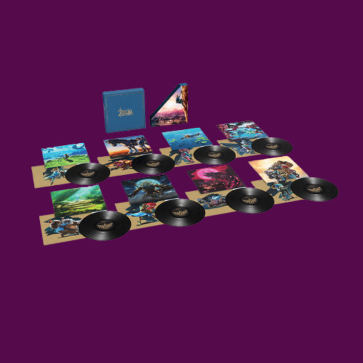 Black Vinyl Legend Of Zelda Breath Of The Wild Box Set 8xLP