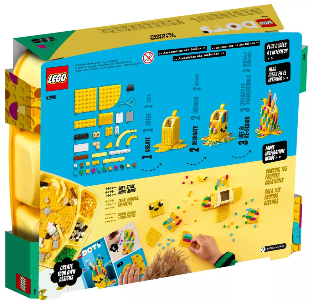 Lego Dots pen holder Jolie banane 41948