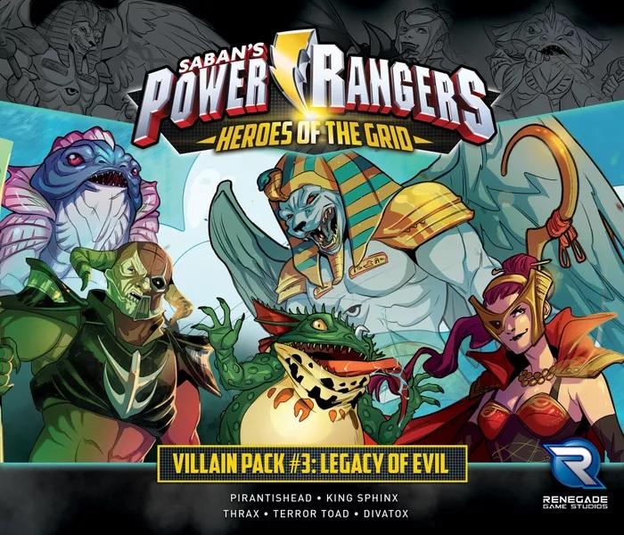 Power ranger heroes of the grip villain pack #3 legacy of evil