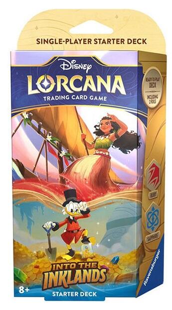 Disney Lorcana Into the inklands Starter deck Ruby/Sapphire