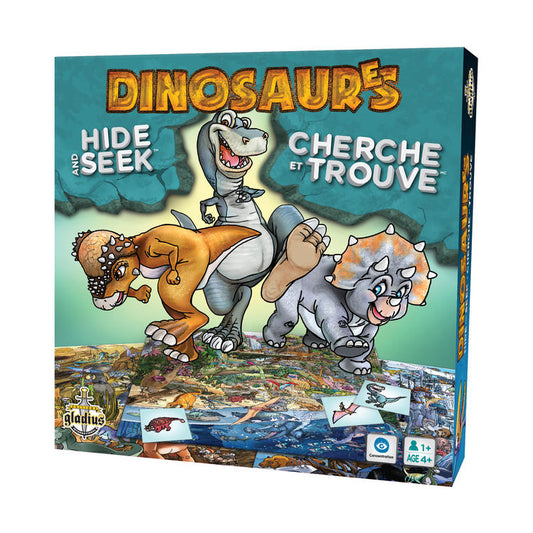 Dinosaures cherche et trouve