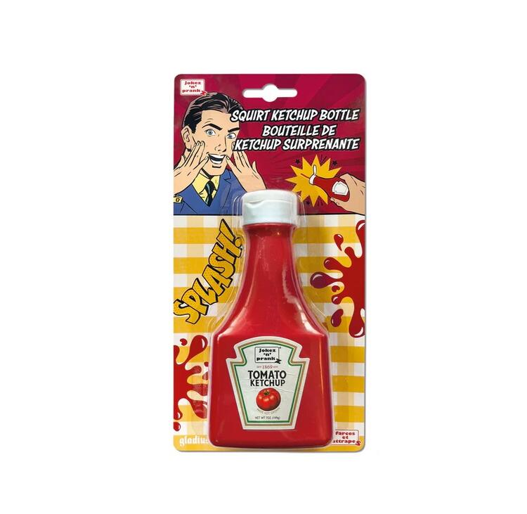 Bouteille de ketchup surprenante