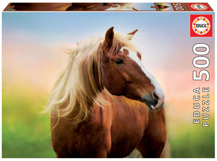 Educa 500 Puzzle Horse at Sunrise
