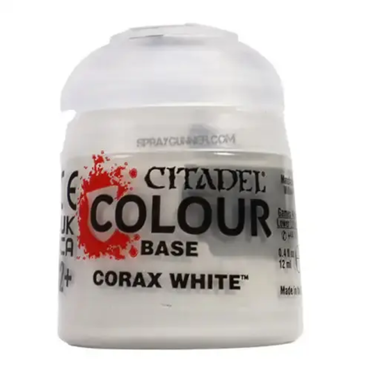Citadel Base Corax White 12ml paint.