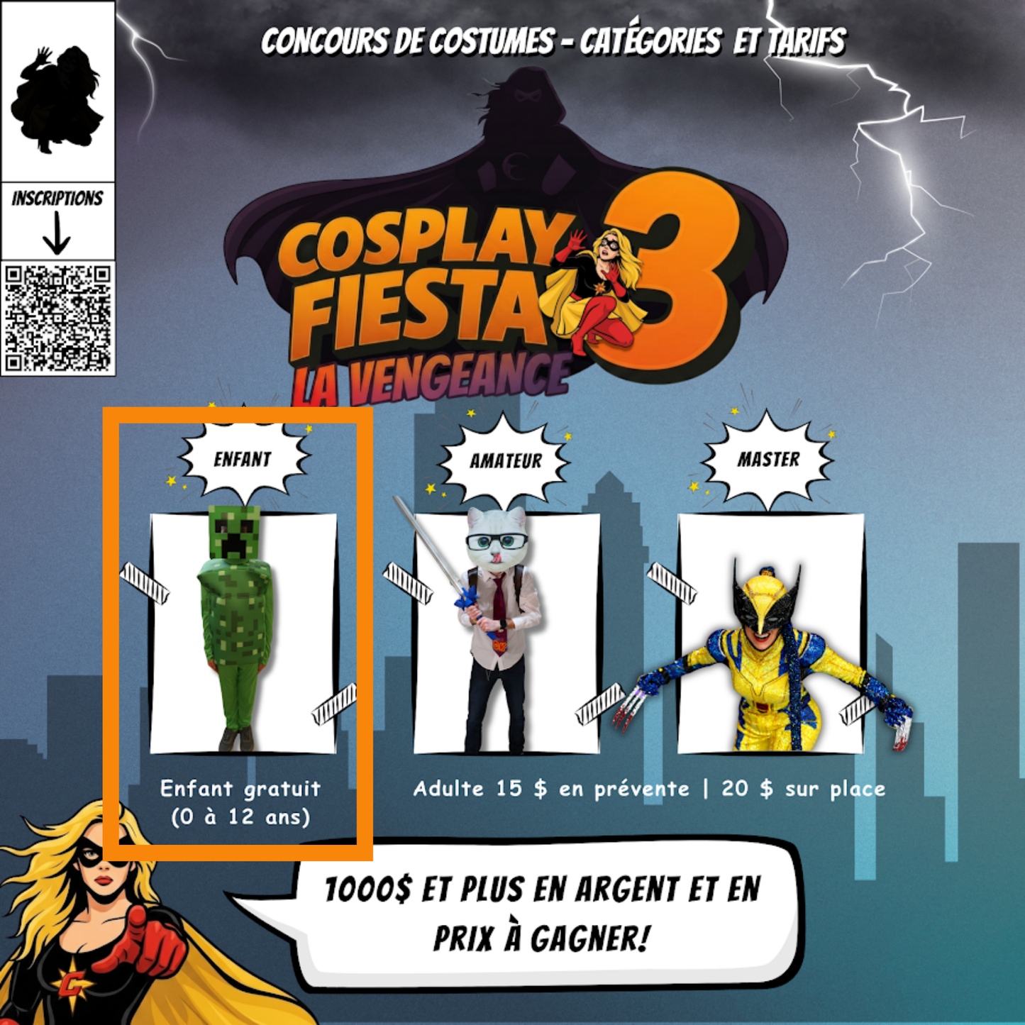 Cosplay fiesta 3 prévente - Enfant