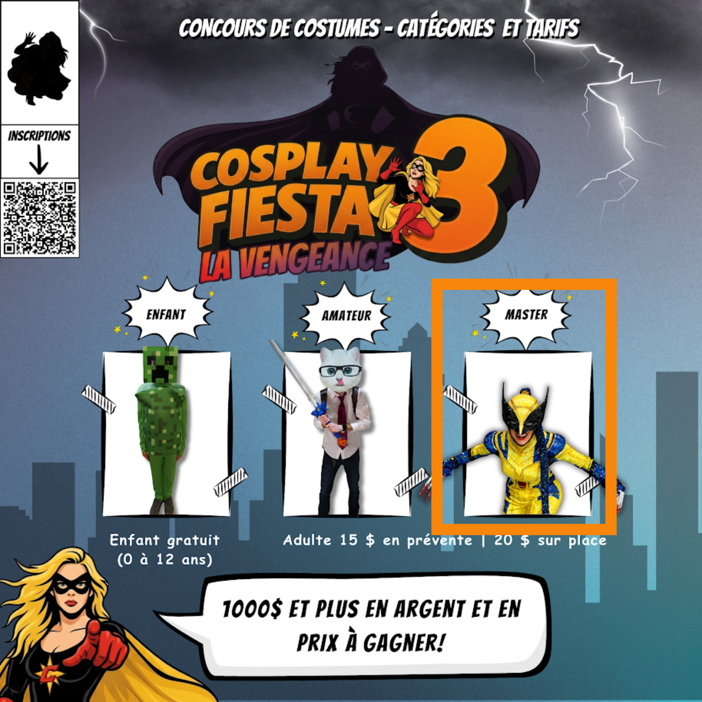 Cosplay fiesta 3 prévente -  Master