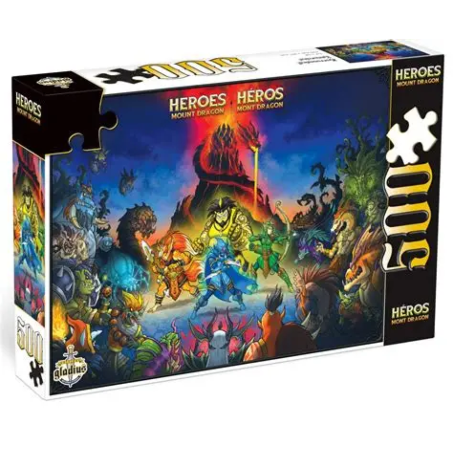 Dragon Mountain Heroes Jigsaw Puzzle Surrounded!