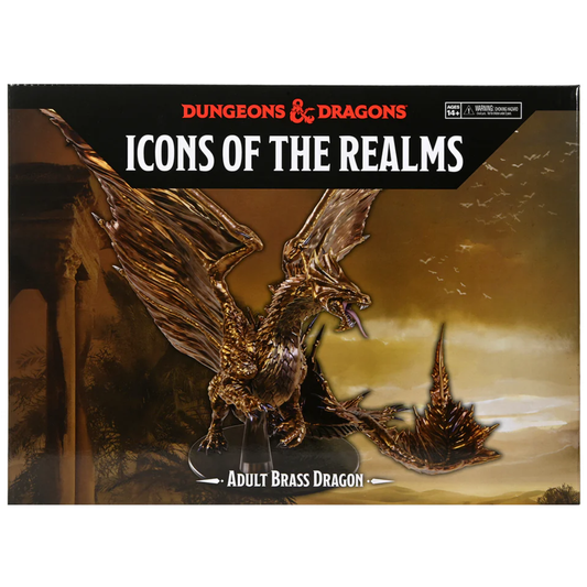 D&D Icons of the Realm - Adult brass dragon