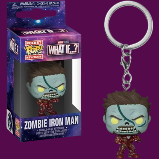 Pocket POP! Porte-clé zombie Iron man