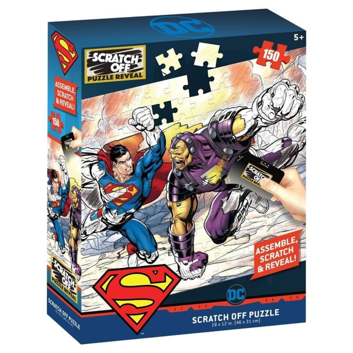 Casse-tête Scratch off 150 Superman