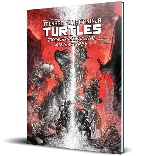 TMNT Transdimensional Adventures White, black and red