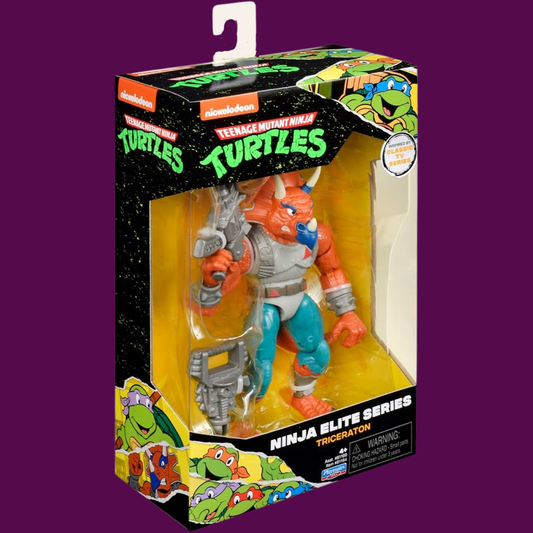 Playmates TMNT Ninja elite series Triceraton